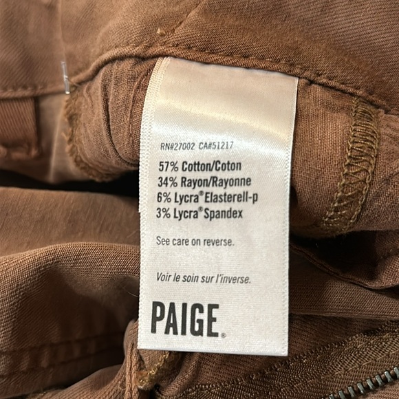 PAIGE Mayslie Pleated Waist Pants size 28 - Picture 5 of 6